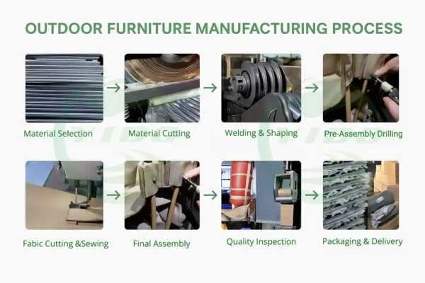 Outdoor Furniture Manufacturing Process YIDOOUTDOOR