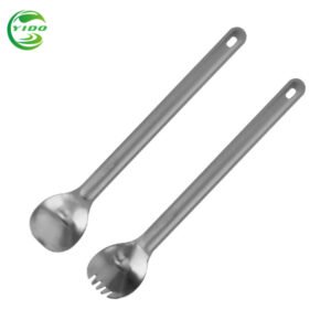 Titanium dinnerware spoon spork YTW11