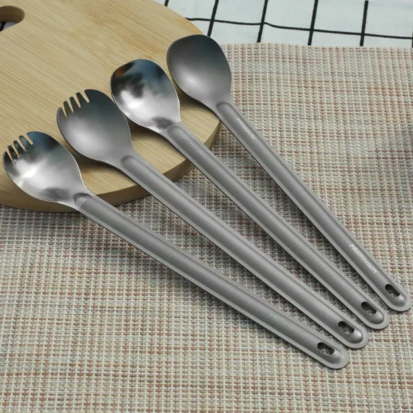 Ultralight itanium dinnerware spoon spork YTW11