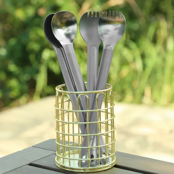 titanium tableware spoon spork YTW11