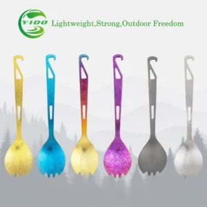 titanium spork with bottle opener YTW13