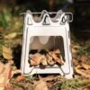 Hiking titanium lightweight wood stove YST002