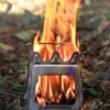 Titanium lightweight wood stove YST002