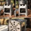 Ultralight titanium wood stove for backpacking YST002
