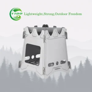 titanium wood burning backpacking stove YST002