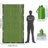 Lightweight emergency blanket survival gear ECB02