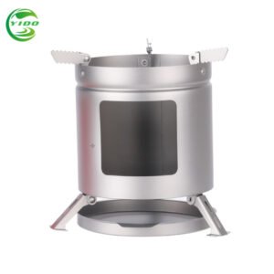 Small titanium wood stove YST003