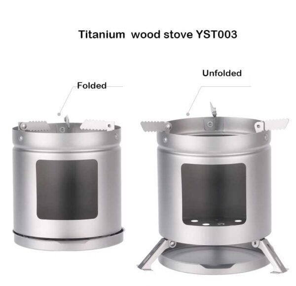 Titanium wood stove YST003