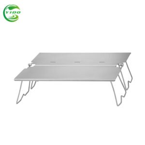 two in one titanium outdoor BBQ grill table YBT02