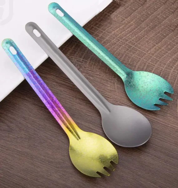Titanium spoon spork YIDOOUTDOOR