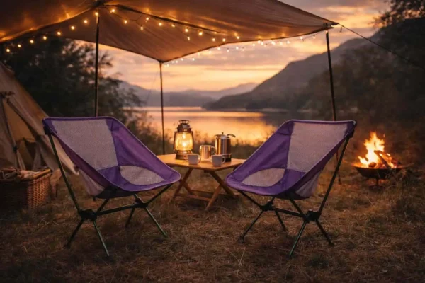 foldable custom moon chair for camping YIDOOUTDOOR