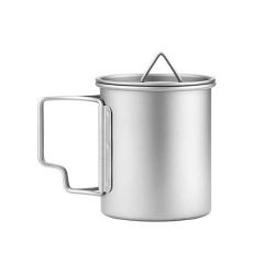 YDW07 titanium mug with lid