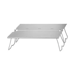 two in one titanium outdoor BBQ grill table YBT02